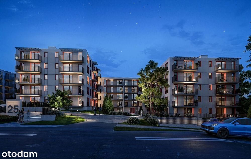 3-pokojowe mieszkanie 55m2 + balkon