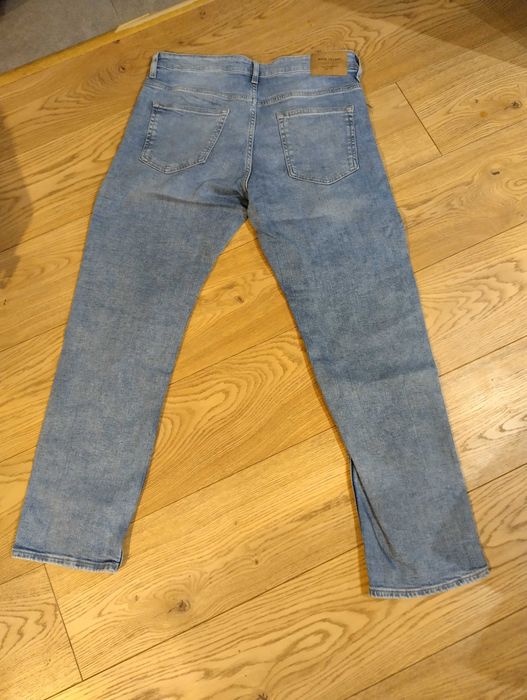 jeansy jasne C&A straight fit W32 L30