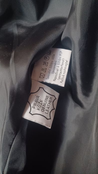 Skorzany plaszcz damski 3XL