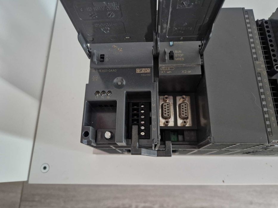 PLC Siemens S7-300 CPU313-2DP + zasilacz+ moduły2xDI + 2 x DO + szyna