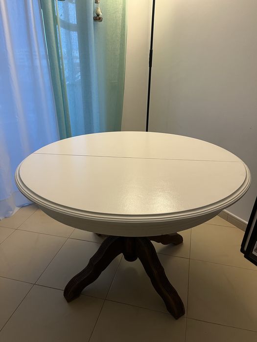 Mesa madeira redonda