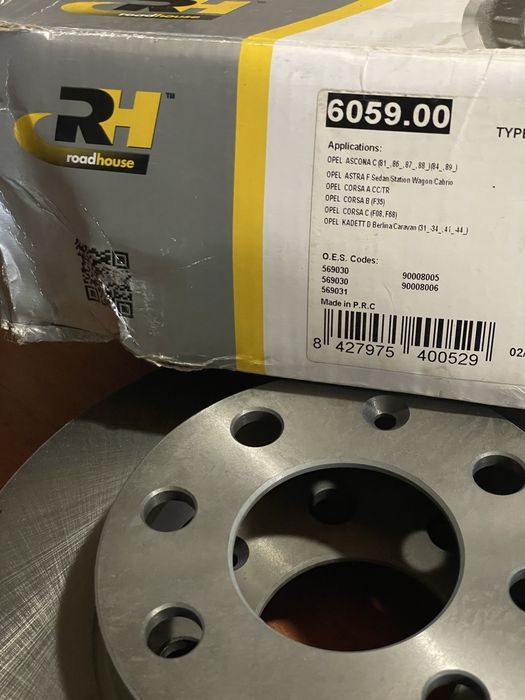 Диски тормозные RoadHouse 6059.00 на Opel