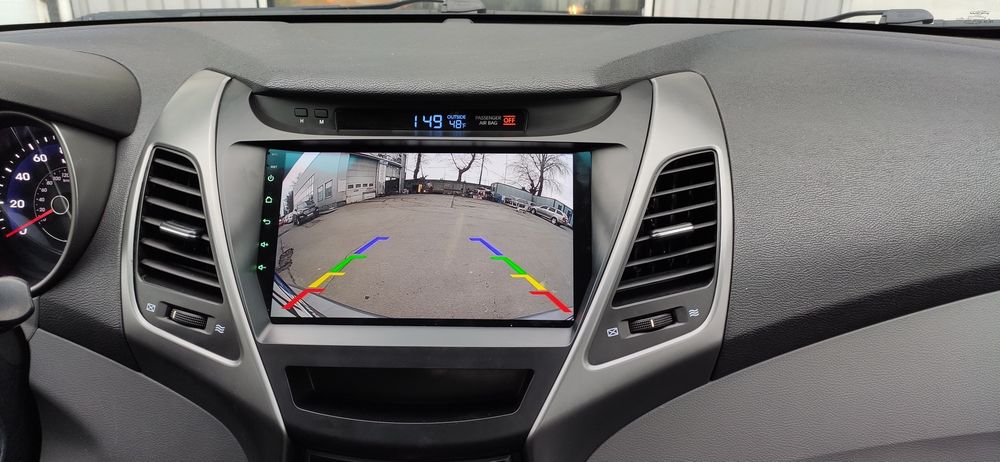 Магнитола Hyundai Elantra, QLED, 4G, процессор 8 ядер + CarPlay 4GB.