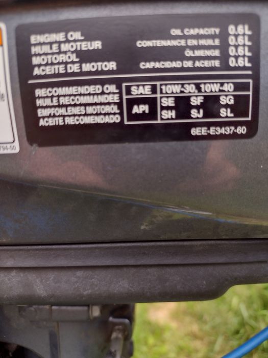 silnik zaburtowy Yamaha 6 km 6EE-E3437-60