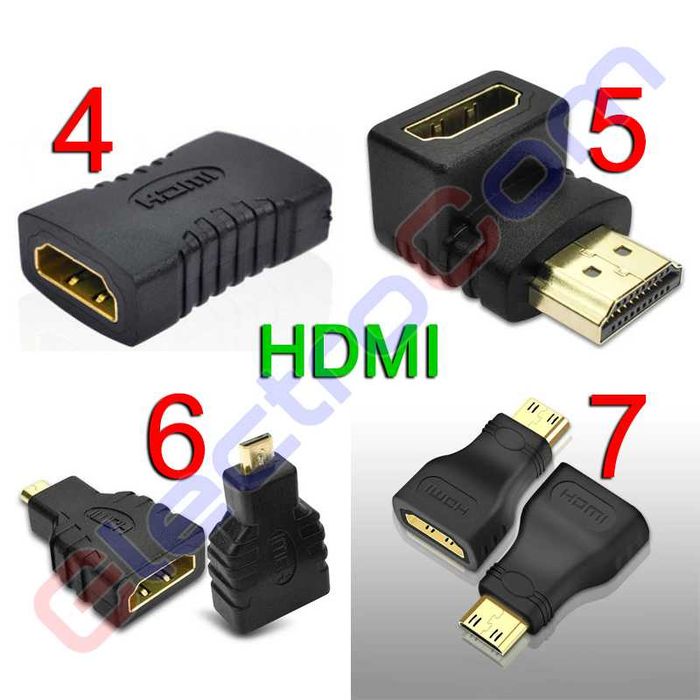 Відео адаптер, перехідник VGA, DVI, HDMI - різні