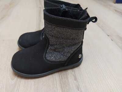 деми кожаные ботиночки, ботинки melania 22р 13.5см