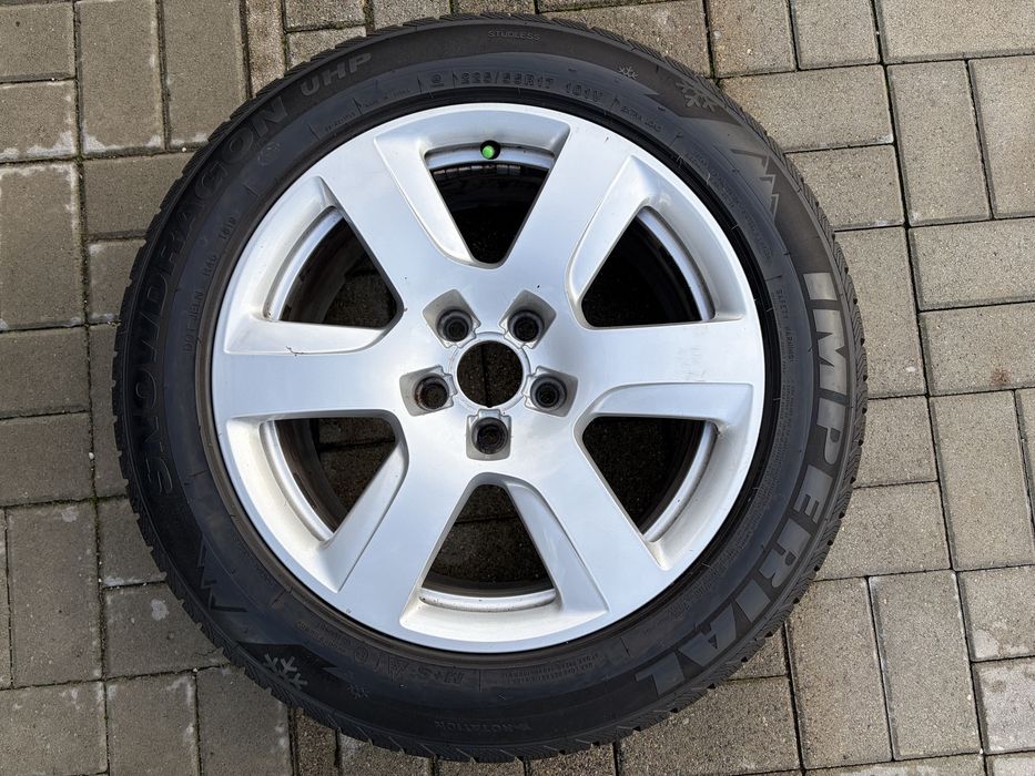 Felgi aluminiowe 17 cali oryginalne Audi, opony 225/55/17