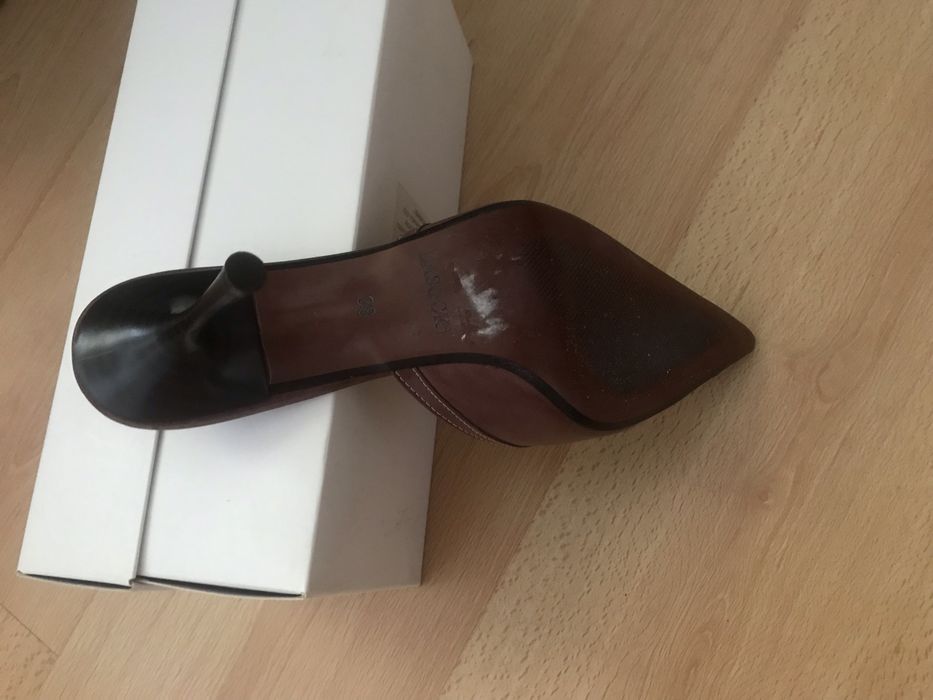 Szpileczki skórzane rozm. 38
