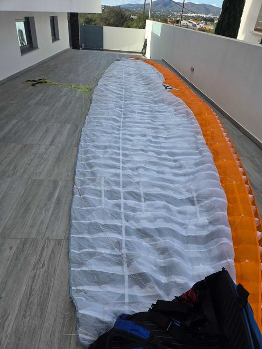 Asa de Parapente MAC PARA Magus XC 24 + Arnês — Muito Pouco Uso