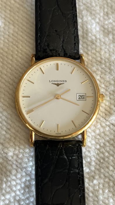 Relógio Longines Ouro 18K  4743.61.20 Elegante e Clássico L4.743.6