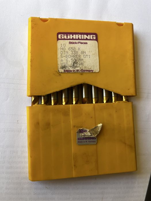 Свердло Guhring HSS, HSCO