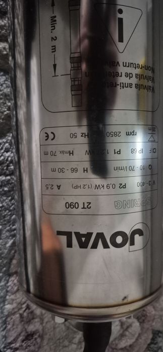 Bomba de água JOVAL