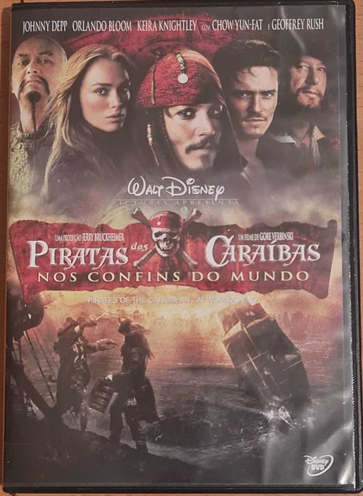 Filme DVD original "Pirata das Caraíbas - Nos Confins do Mundo"