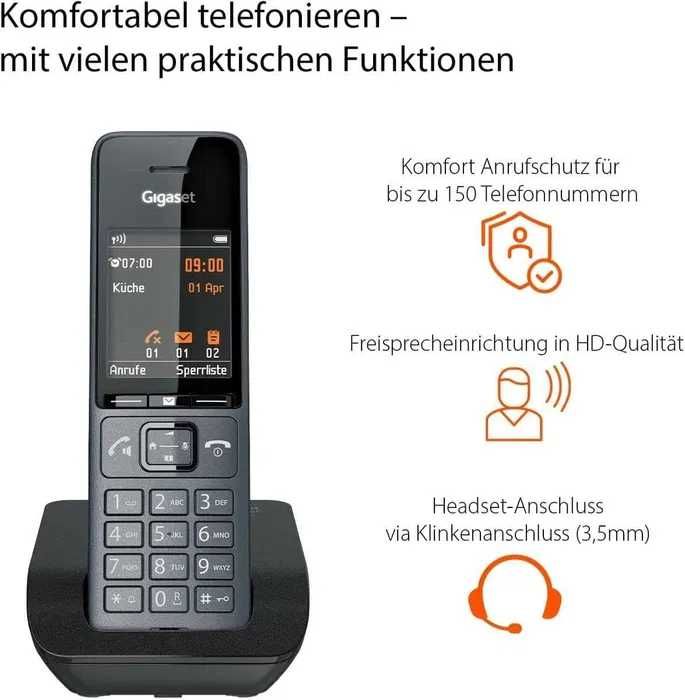 Gigaset Comfort 520 Telefon bezprzewodowy DECT