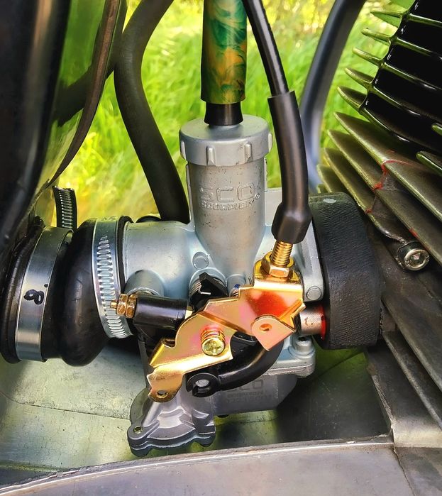 Комплект “ЯВА+" Карбюратор PZ30 з прискорювачем,трос,пульти,ручка газу