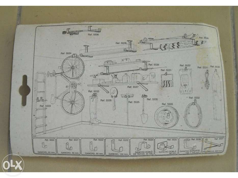 Ganchos de suspensão metálicos (NOVOS)