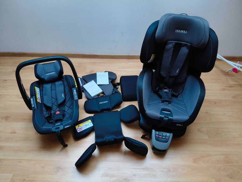 Fotelik samochodowy Recaro Zero1  isofix 3w1 obrotowy 0-18 kg jak nowy