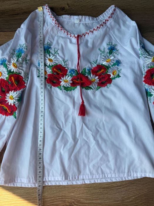 Вишиванка з спідницею для дівчинки 110