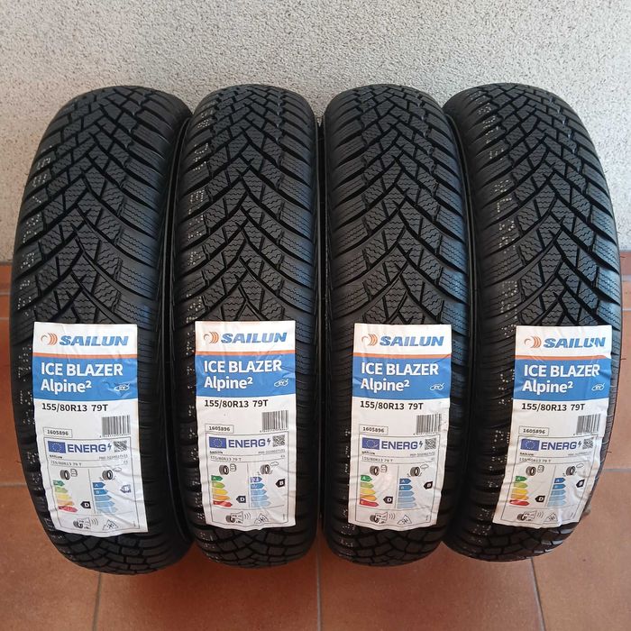 Opony zimowe 155/80 R13 SAILUN Ice Blazer Alpine 2 155/80 13- 10 lat gwarancji NOWE