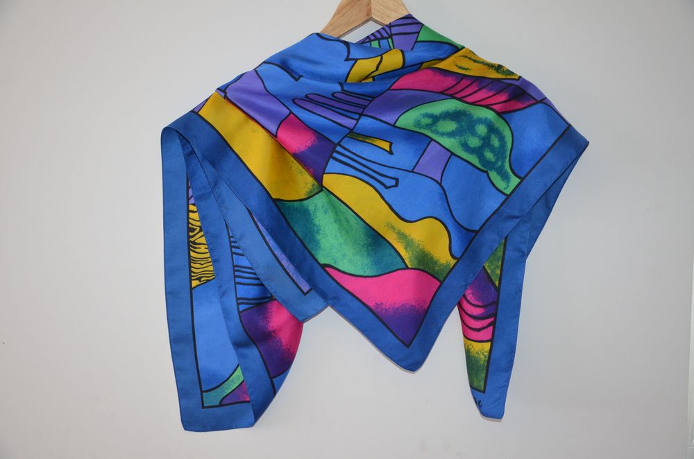 Picasso chusta/apaszka 100% sik jedwab