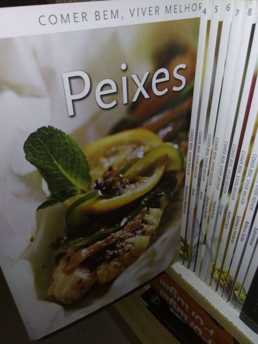 Livros "Comer bem, viver melhor"
