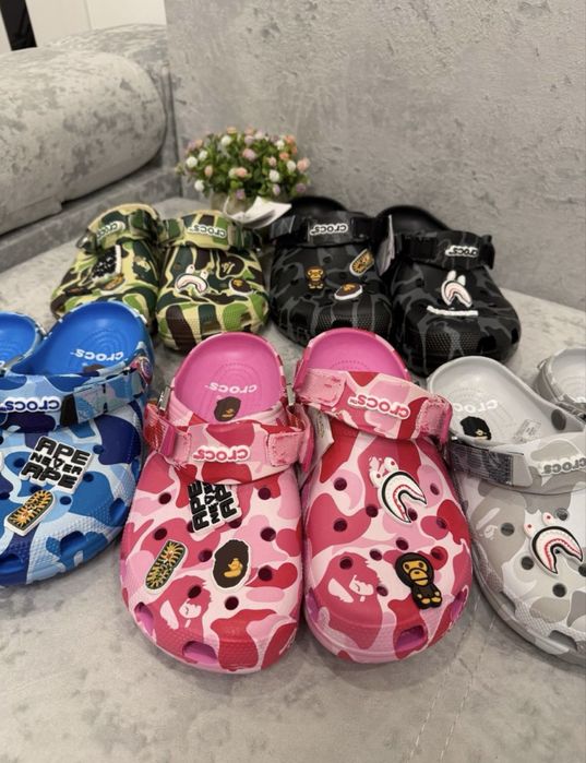 шльопанці Crocs Bape