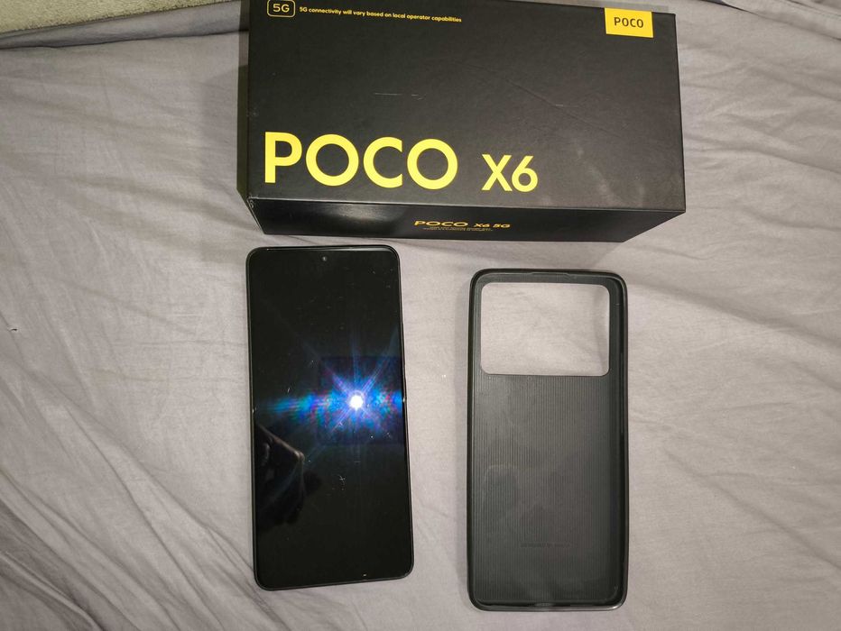 POCO X6 5G 8/256GB 64 Mpix Czarny Black smartfon telefon smarphone