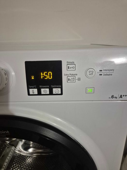 SPRAWNA ! Pralka 6kg Hotpoint - Ariston LCD
