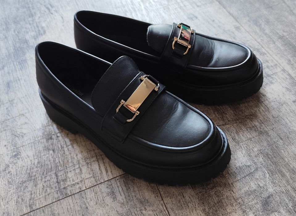Buty damskie 40 mokasyny loafersy eleganckie