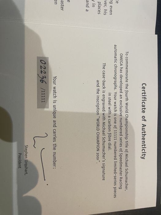 Relogio Omega Speedmaster Racing