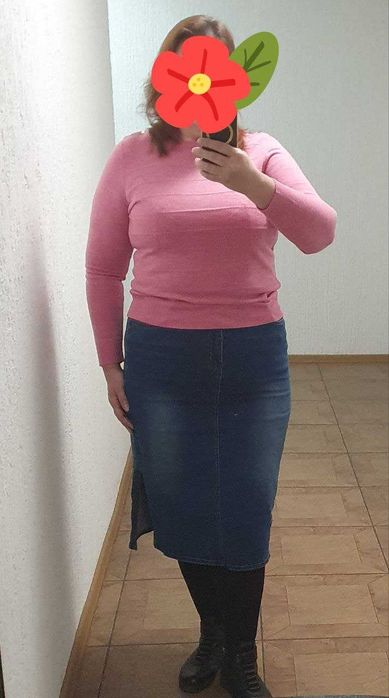 Спідниця джинсова розмір 54