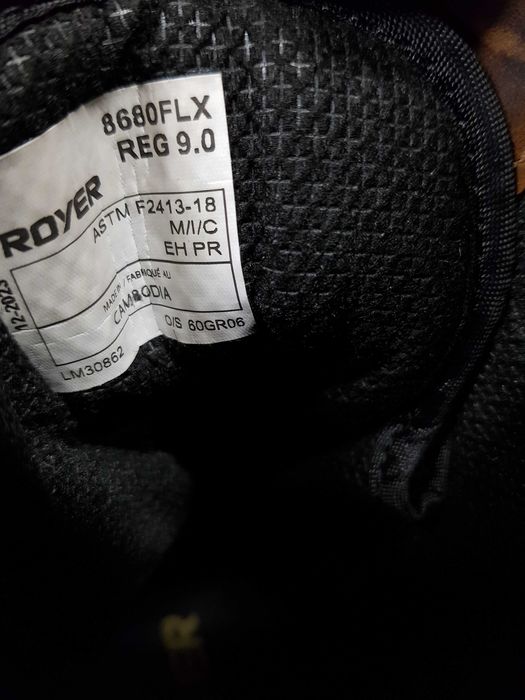 Buty robocze ROYER rozm 42 wkł 27,5 cm