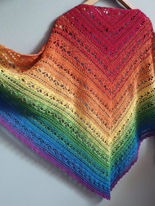 Chusta tęcza - duża