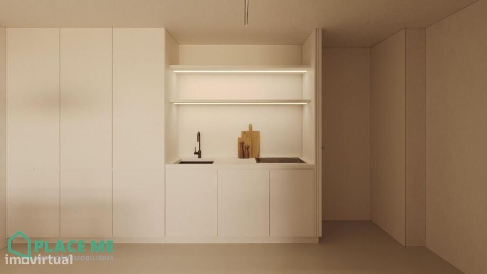Apartamento T0 - Equipado - Novo (Projeto Carvalho Araújo)