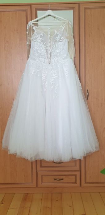 Suknia ślubna 165 cm lub 7/8