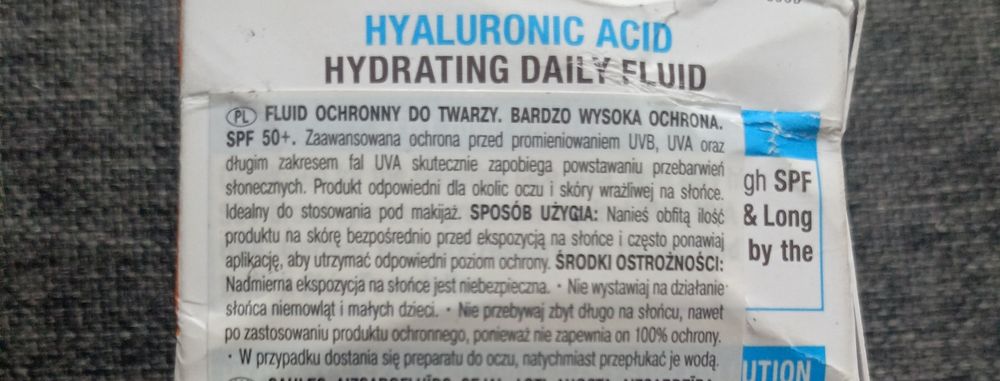 Garnier Ambre Solaire Fluid Ochronny SPF50 krem UV przeciwsłoneczny