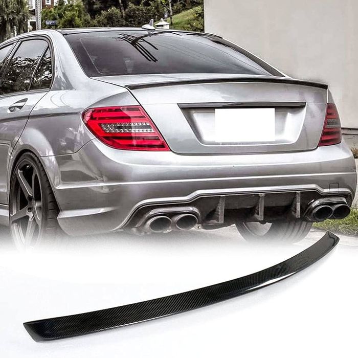 LIP SPOILER AILERON MERCEDES-BENZ W204 C63 AMG NOVO EM CAIXA
