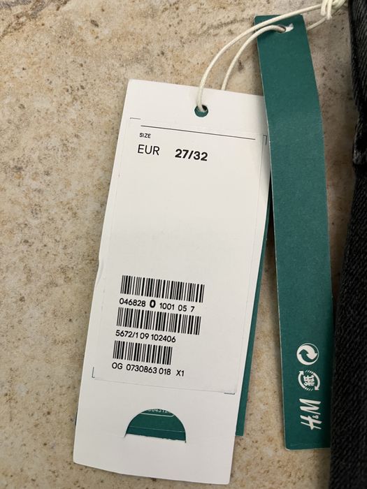 Продам джинсы новые H&M 27/32