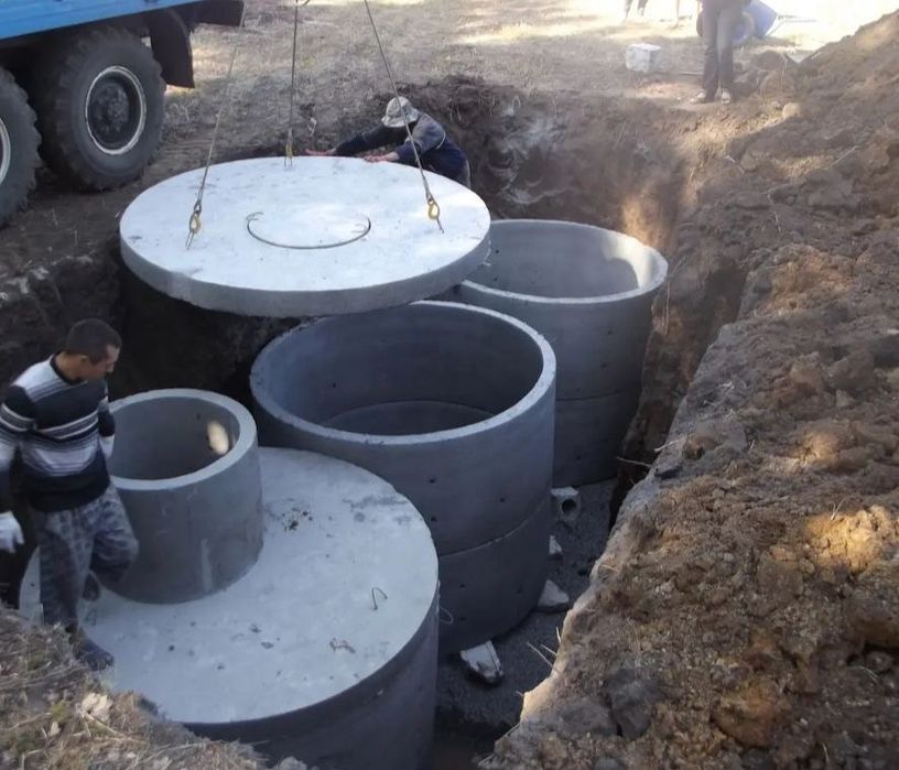 Під ключ, копка вигрібної ями, септика, каналізації. 3-5-10-15 м3