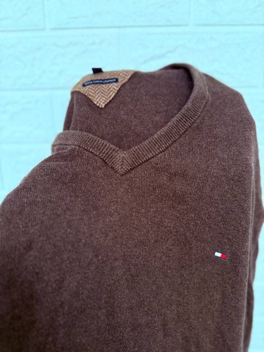 Кофта tommy hilfiger оригінал кашемір XL коричнева