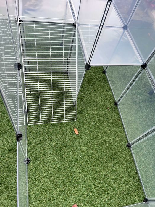 Duża klatka kojec wybieg dla świnki królika zwierząt panelowa NOWA
