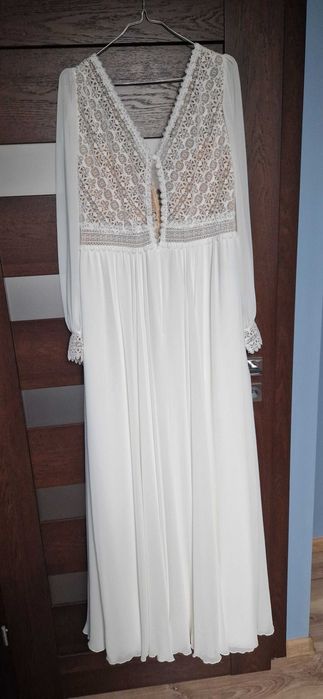 Suknia ślubna w stylu boho/rustykalnym