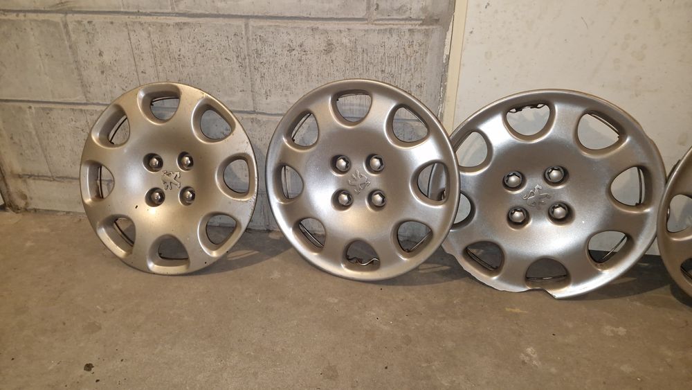 oryginalne kołpaki kapsle peugeot 15" 4szt