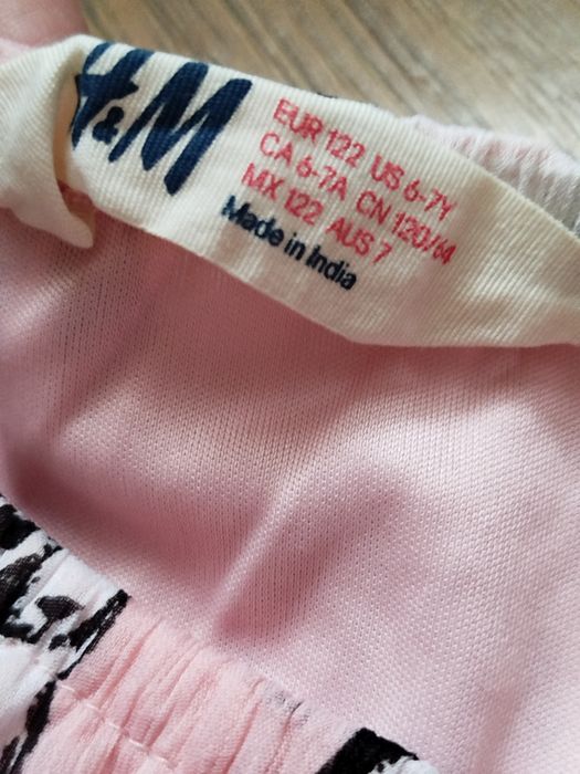 Блузка, сорочка для дівчинки H&M 6-7 років як
