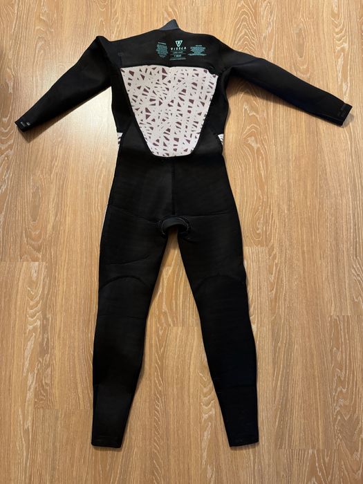 Fato Surf / Wetsuit Vissla 7 Seas 4/3 chest zip LS preto