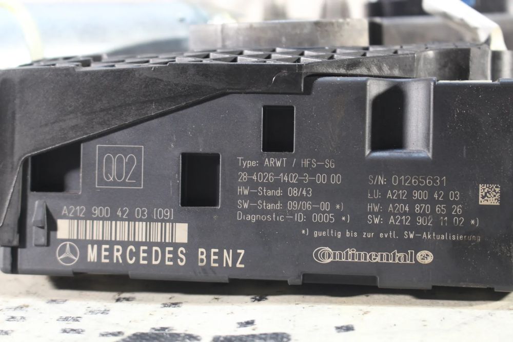 Pistola do fecho da mala MERCEDES-BENZ Classe E Carrinha (S212)