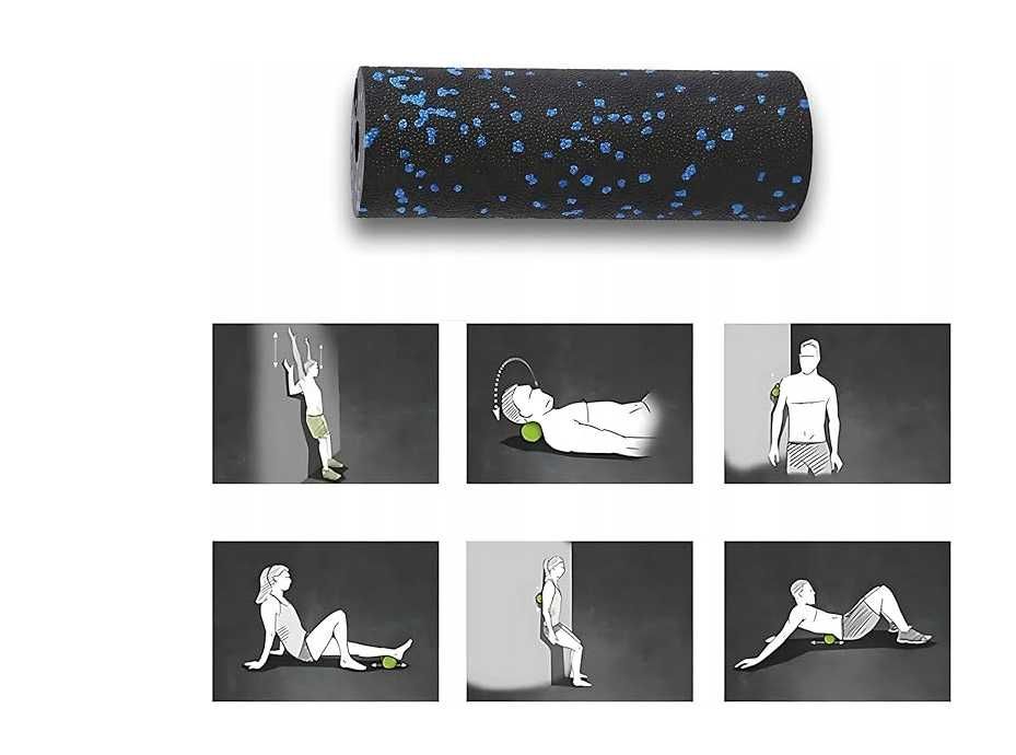 Roller Piłka Wałek do Masażu Zestaw do Akupresury Piłeczki z EPP