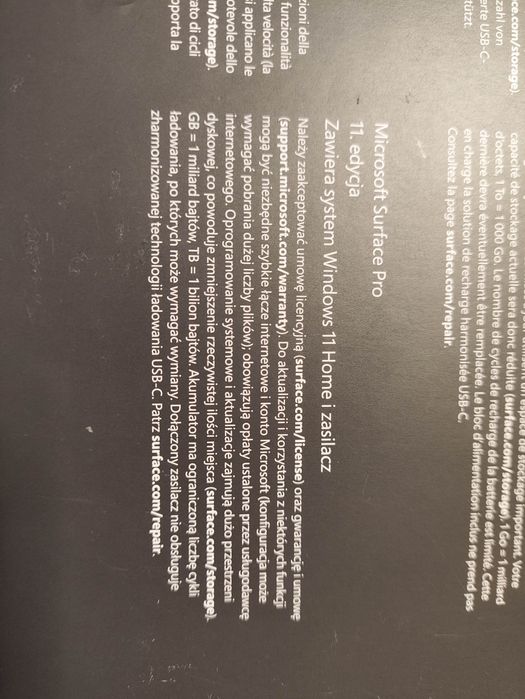 Microsoft Surface Pro 11Gen Snapdragon X Plus 16GB 256GB