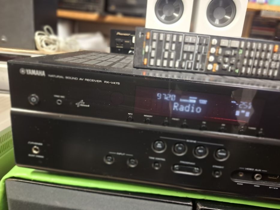 Amplituner Yamaha RX-V475 pilot optyka hdmi
