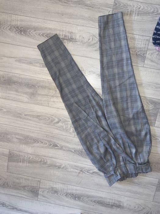 Spodnie eleganckie w krate medicine xs